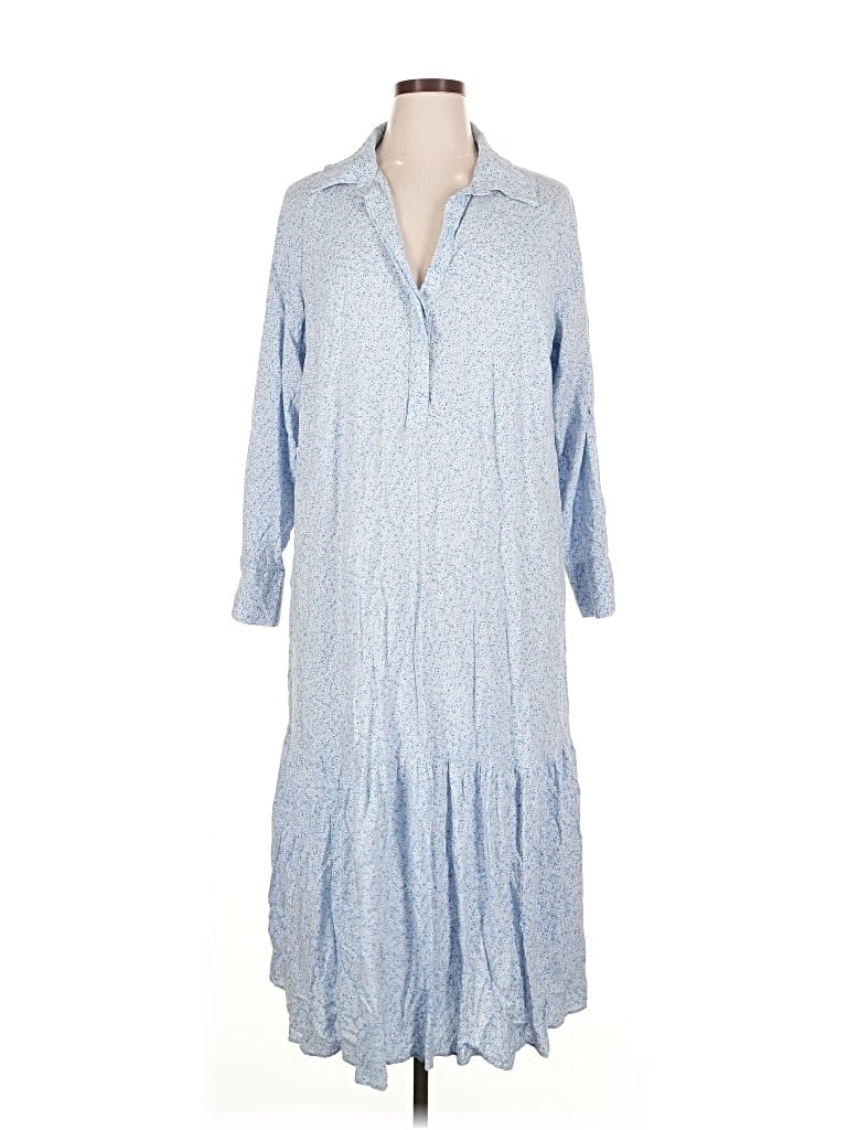 Pre-owned H&m Casual Dress In Blue