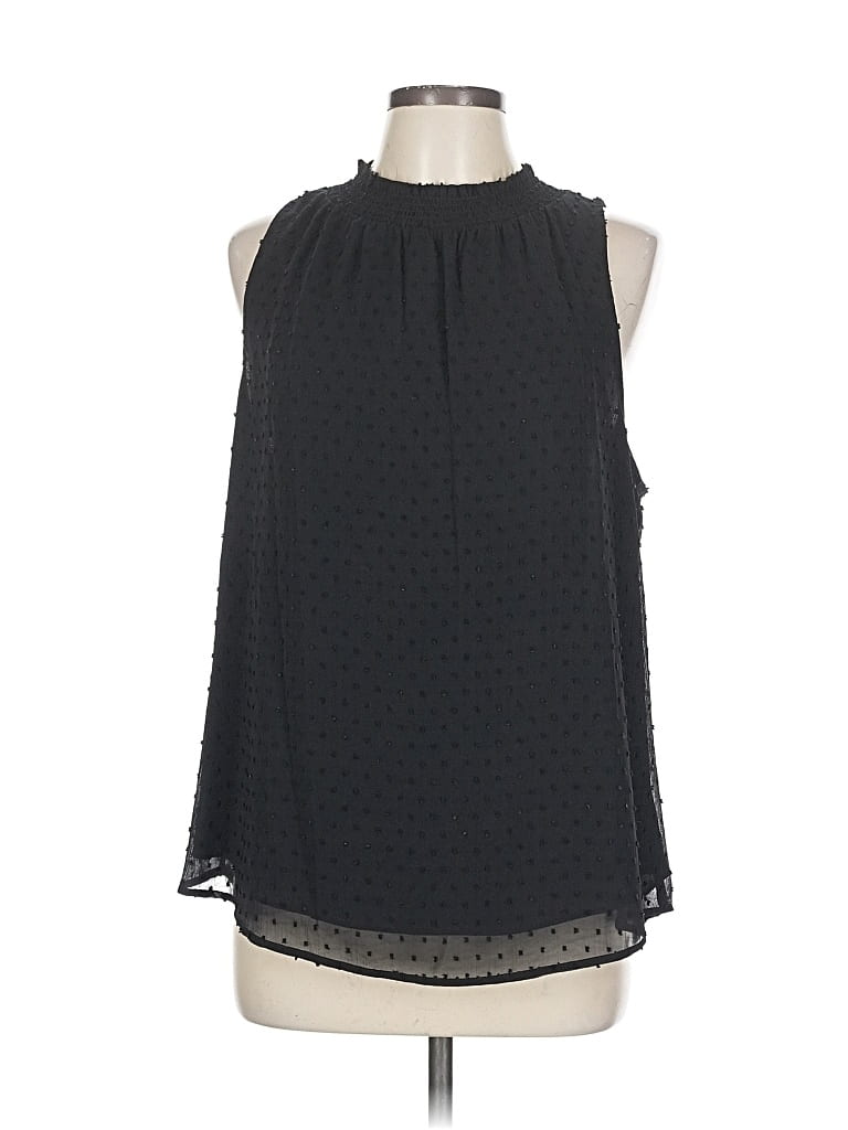 Pre-owned Daniel Rainn Sleeveless Blouse In Black
