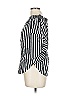 Cavallini 100% Cotton Stripes Black 3/4 Sleeve Blouse Size L - photo 5
