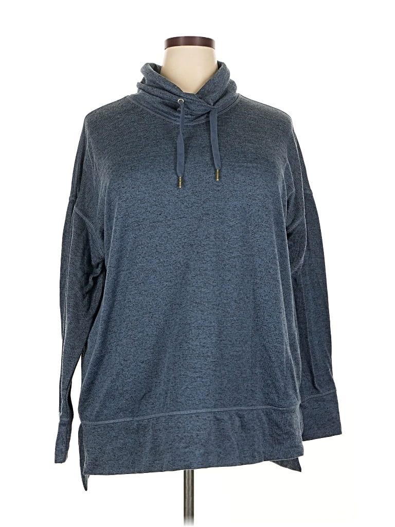 Pre-owned Active By Old Navy Pullover Hoodie In Blue