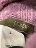J.Crew 100% Wool Pink Wool Pullover Sweater Size L - photo 6