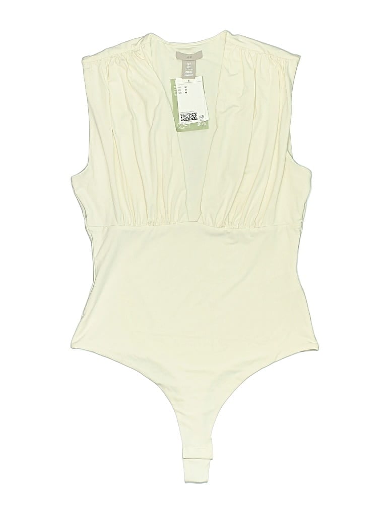 Pre-owned H&m Bodysuit In White