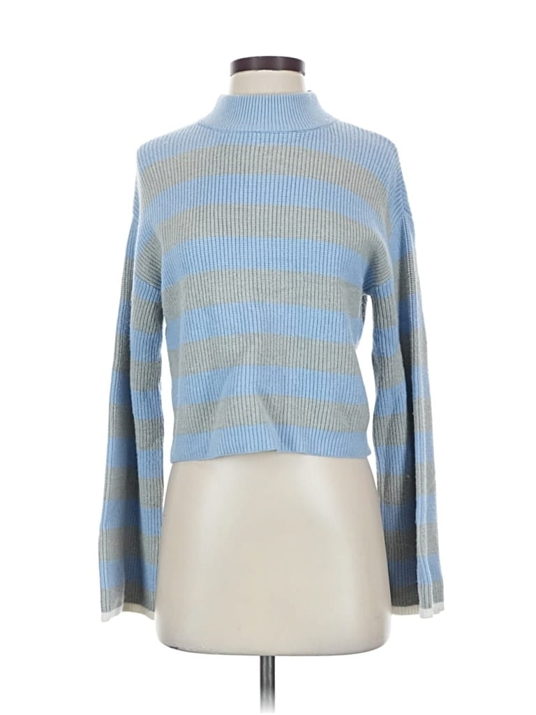 Pre-owned Sincerely Jules Turtleneck Sweater In Blue