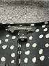 Banana Republic 100% Polyester Polka Dots Black Short Sleeve Blouse Size S - photo 7