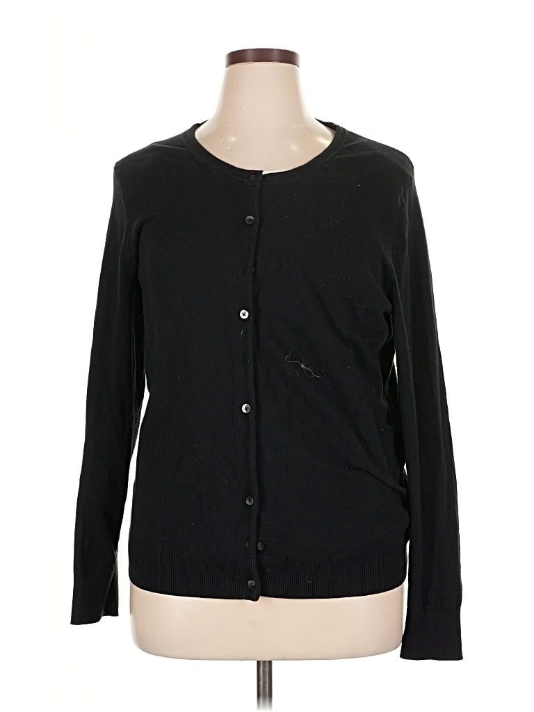 Pre-owned Old Navy Cardigan Sweater In Black