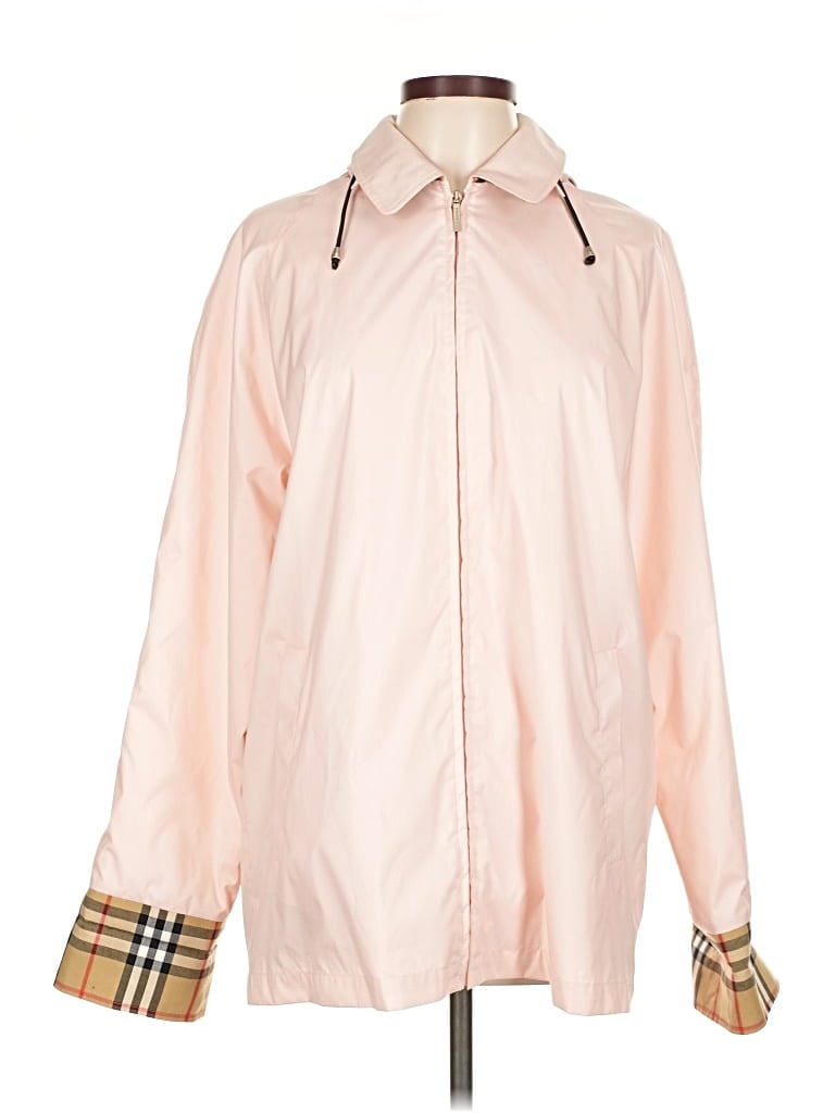 Pre-owned Burberry Raincoat In Pink