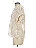 Shein 100% Polyester Ivory Short Sleeve Blouse Size S - photo 5