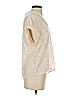 Shein 100% Polyester Ivory Short Sleeve Blouse Size S - photo 4