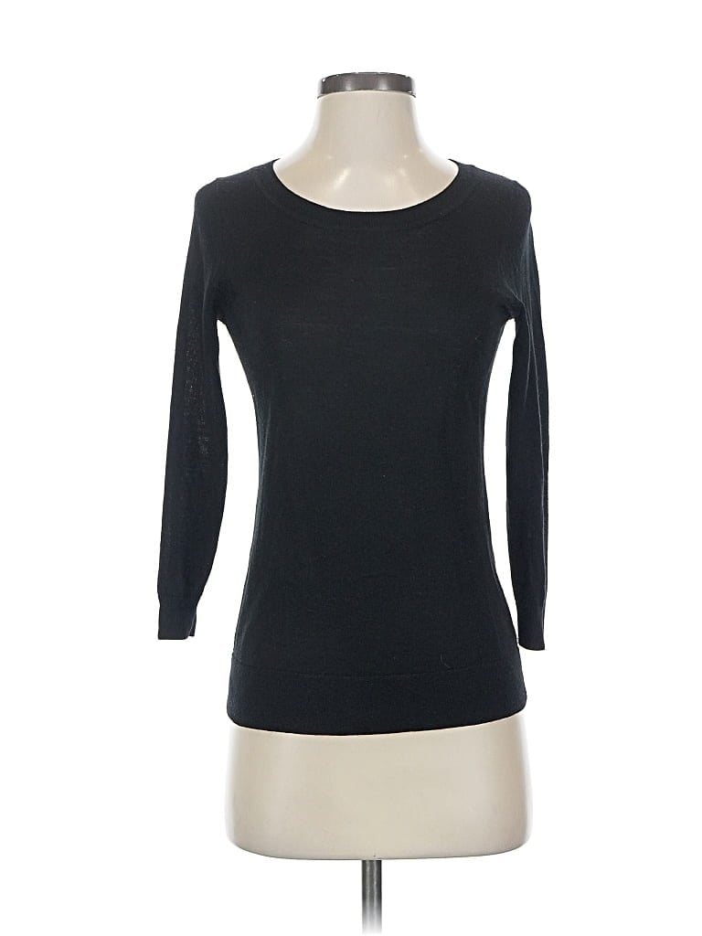 Pre-owned Ann Taylor Loft Pullover Sweater In Black