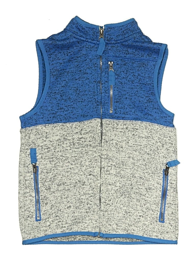 Pre-owned Cat & Jack Kids' Vest In Blue