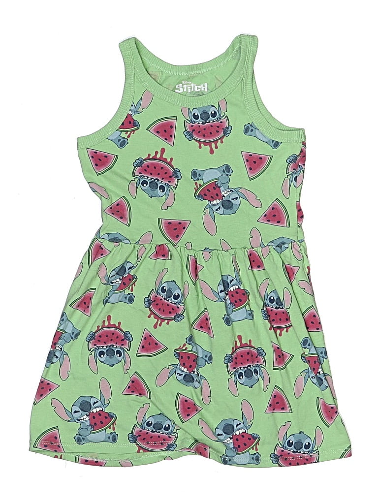 Pre-owned Disney Kids' Dress In Green
