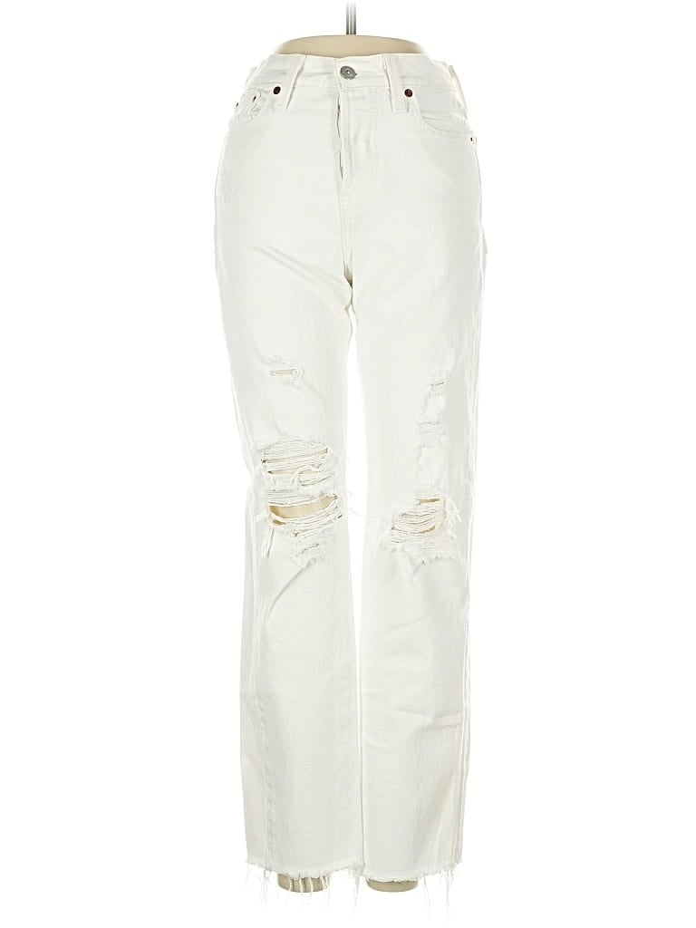 Pre-owned Levi's Jeans In White