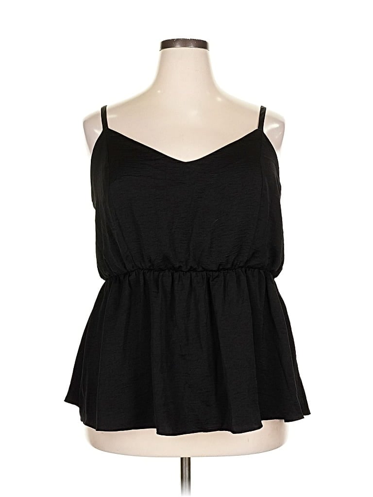 Pre-owned Torrid Sleeveless Blouse In Black