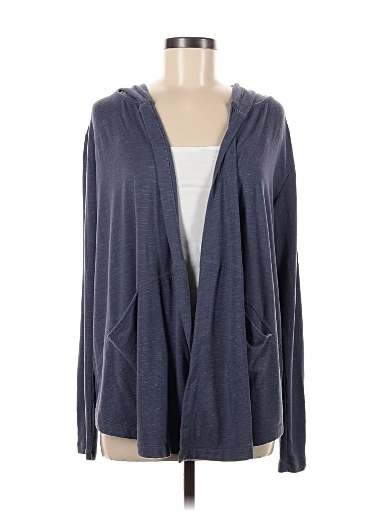 Pre-owned Zella Cardigan Sweater In Blue
