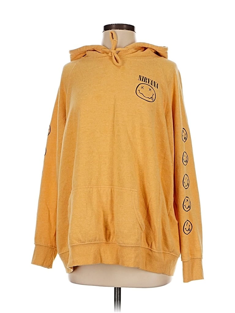Pre-owned Nirvana Pullover Hoodie In Orange