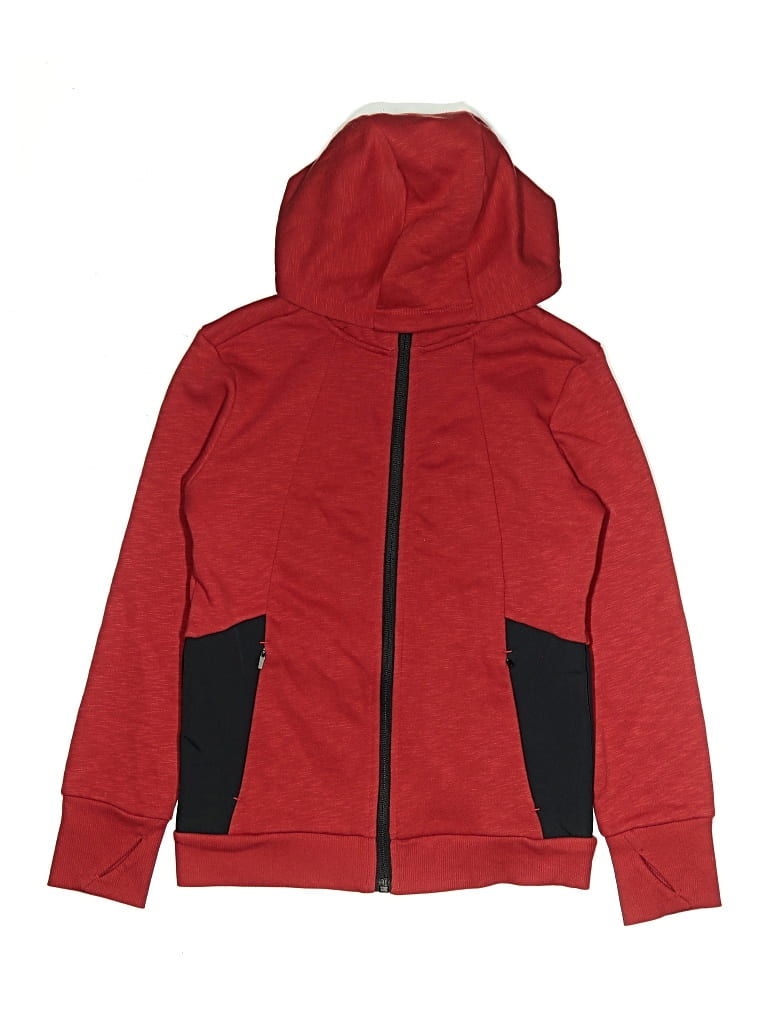 Pre-owned All In Motion Kids' Zip Up Hoodie In Red