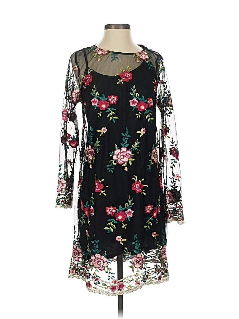 Pre-owned Xhilaration Cocktail Dress In Black