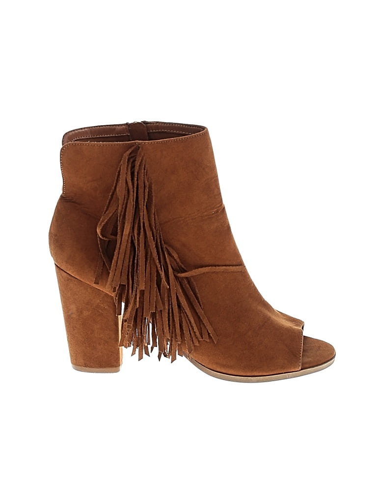 Pre-owned Big Buddha Ankle Boots In Brown
