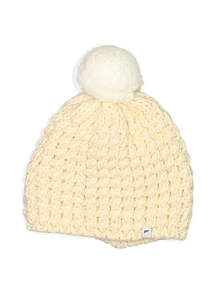 Pre-owned Fabletics Beanie Hat In White