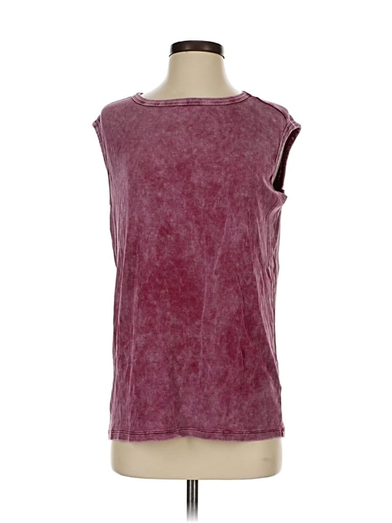 Pre-owned Torrid Sleeveless T-shirt In Burgundy