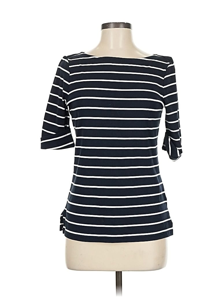 Pre-owned Polo Ralph Lauren 3/4 Sleeve T-shirt In Black