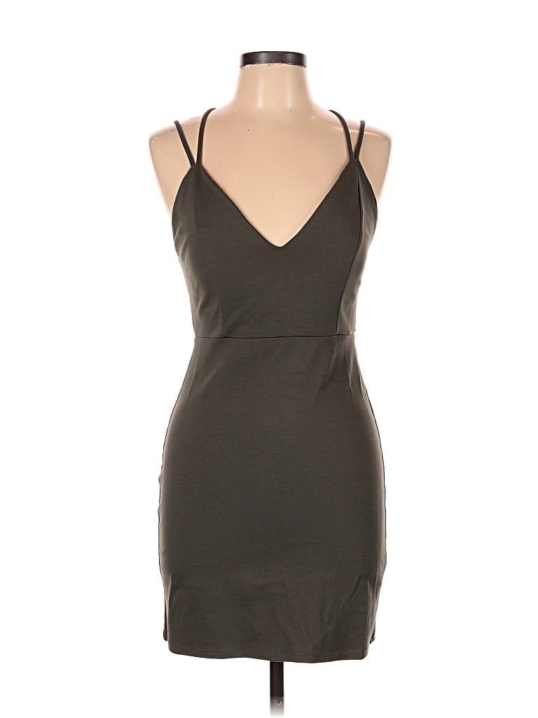 Pre-owned Chocolate Cocktail Dress In Gray