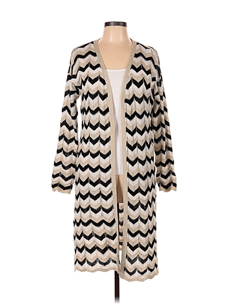 Pre-owned Jaclyn Smith Cardigan Sweater In White