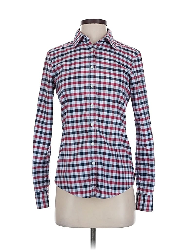 Pre-owned Brooks Brothers Long Sleeve Button Down Shirt In Burgundy