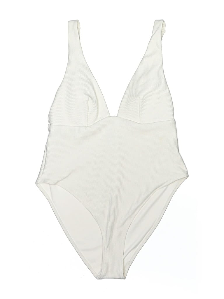 Pre-owned H&m One Piece Swimsuit In White