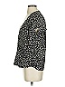 Banana Republic 100% Polyester Polka Dots Black Short Sleeve Blouse Size S - photo 5