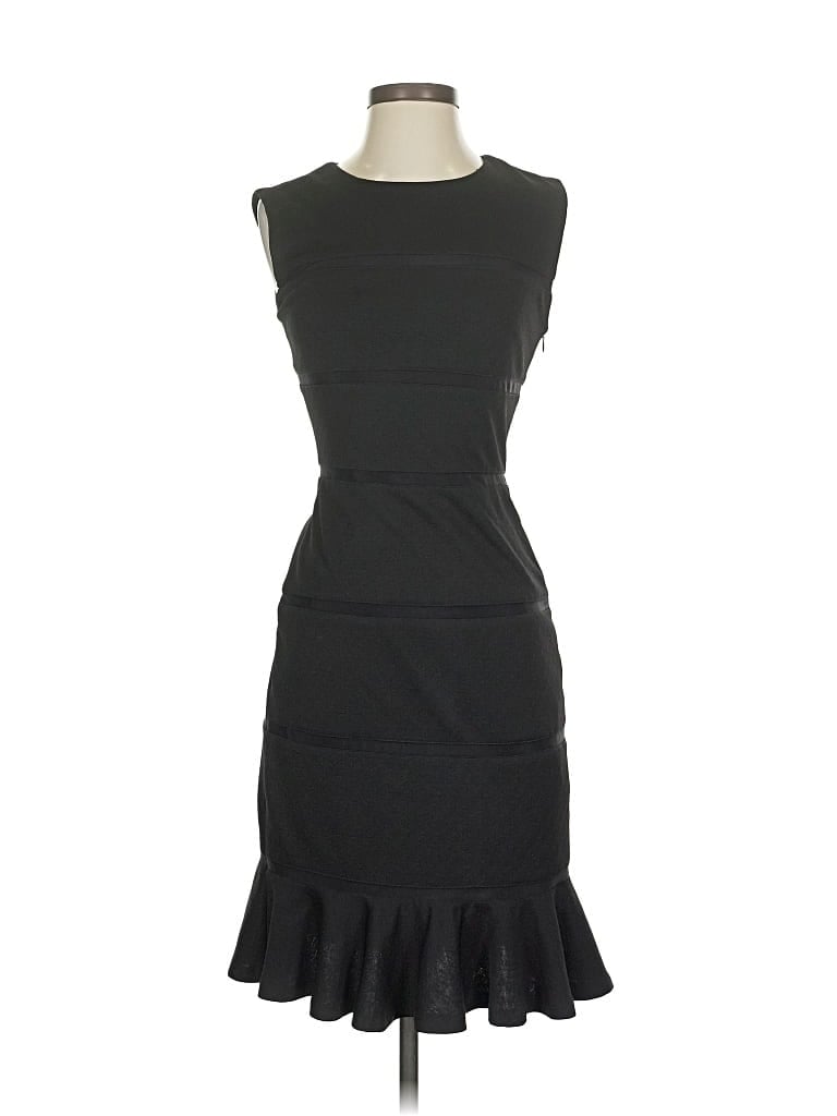 Pre-owned Erin Erin Fetherston Cocktail Dress In Black