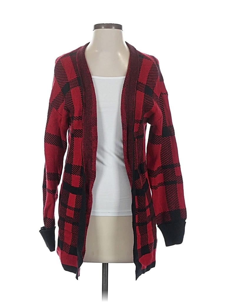 Pre-owned Fashion Cardigan Sweater In Red