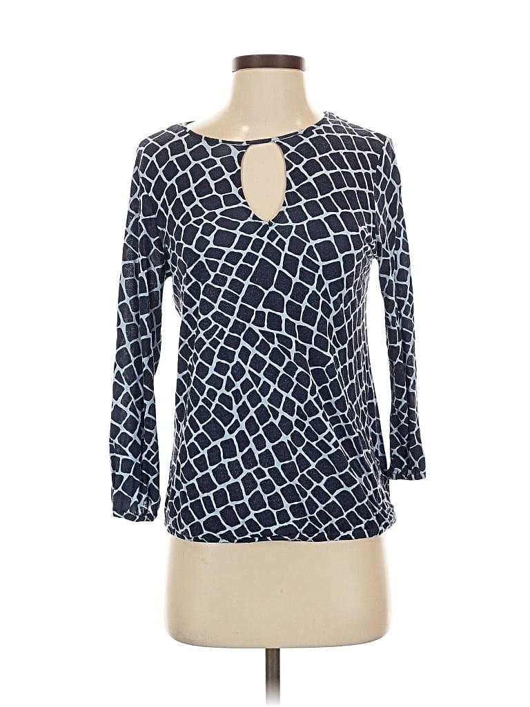 Pre-owned Michael Michael Kors 3/4 Sleeve T-shirt In Blue