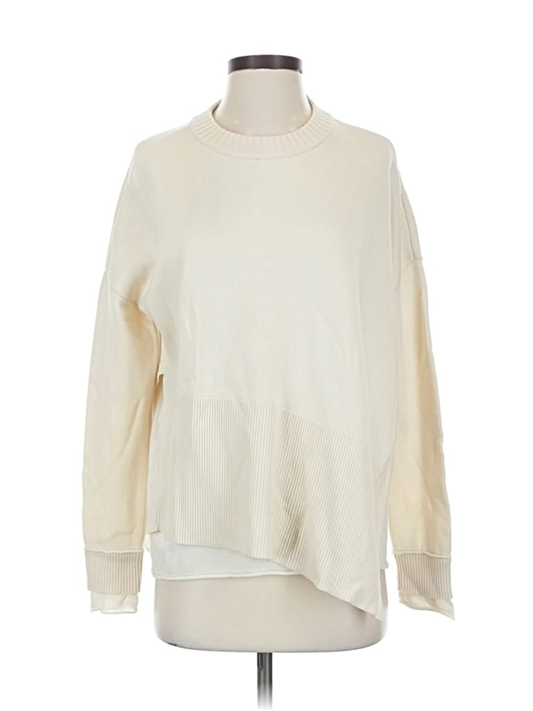 Pre-owned Derek Lam 10 Crosby Sweatshirt In White