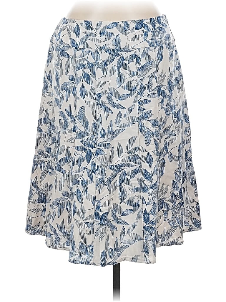 Pre-owned Ann Taylor Loft Outlet Casual Skirt In Blue