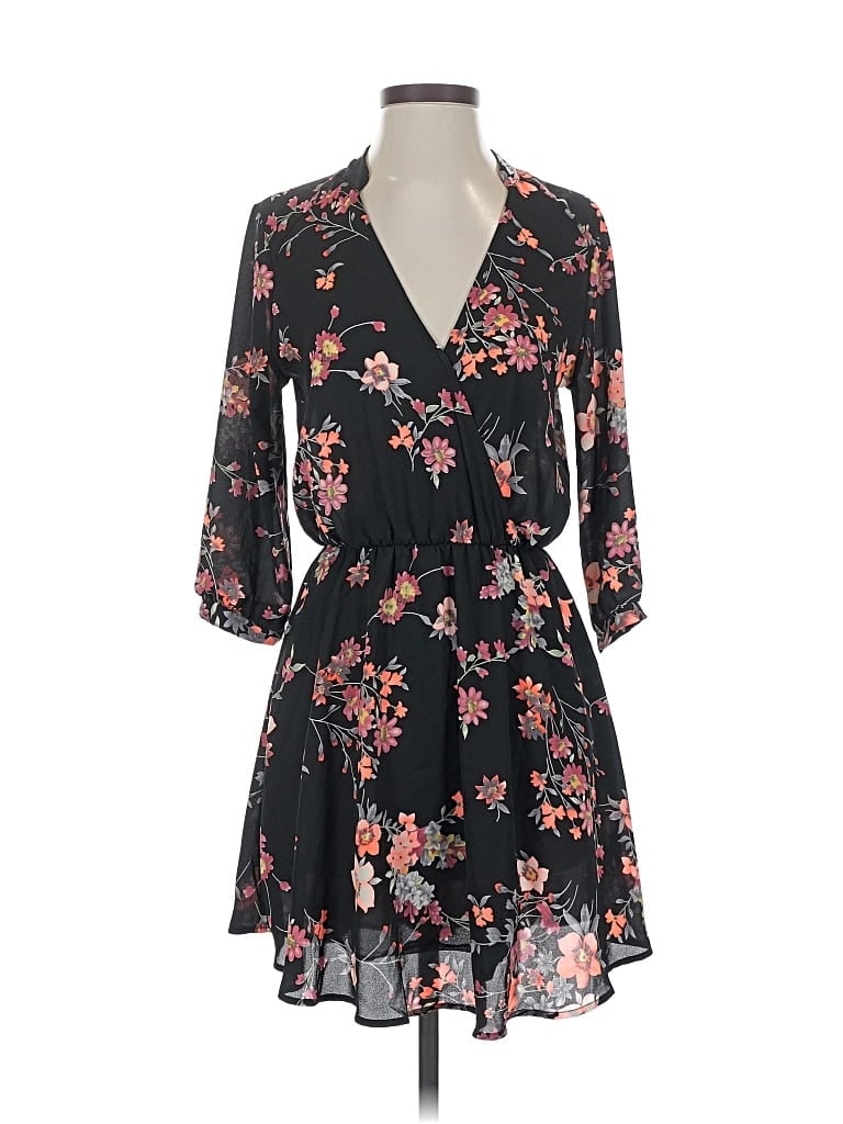 Pre-owned Lush Casual Dress In Black