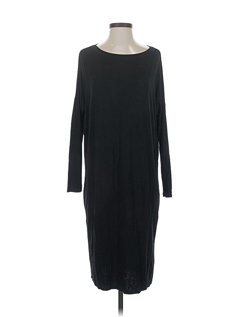 Pre-owned Enza Costa Casual Dress In Black
