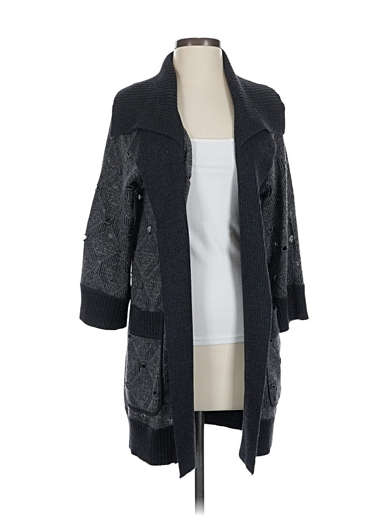 Pre-owned Rachel Roy Cardigan Sweater In Black