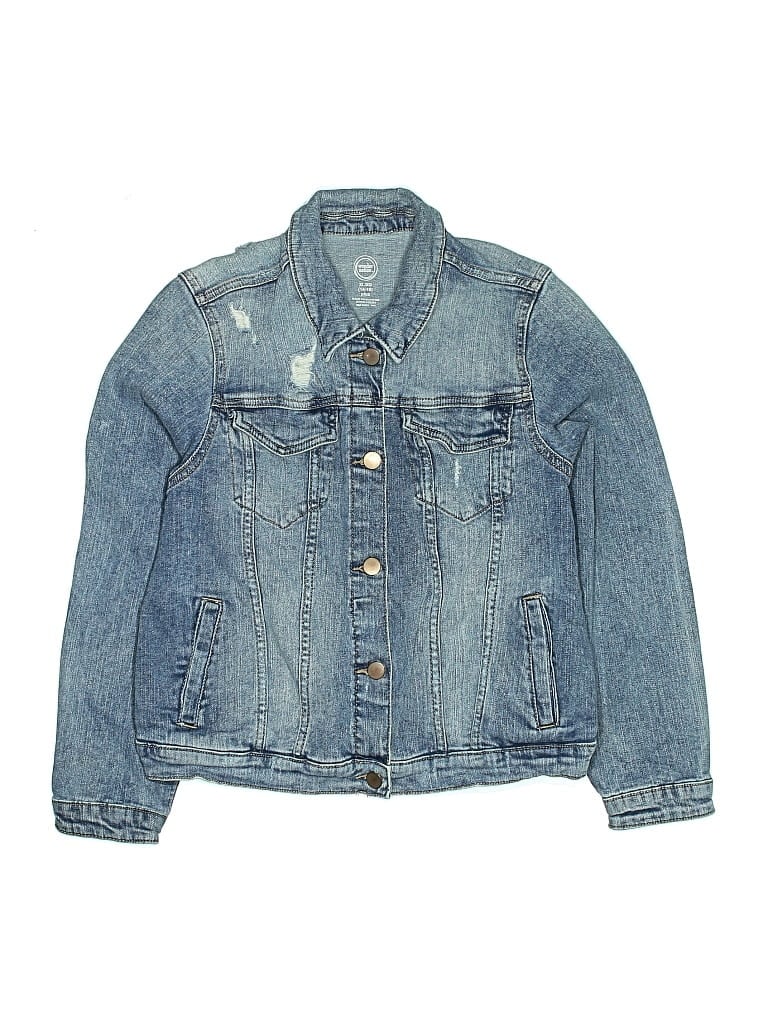 Pre-owned Wonder Nation Kids' Denim Jacket In Blue