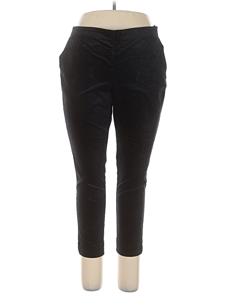 Pre-owned Jjill Casual Pants In Black