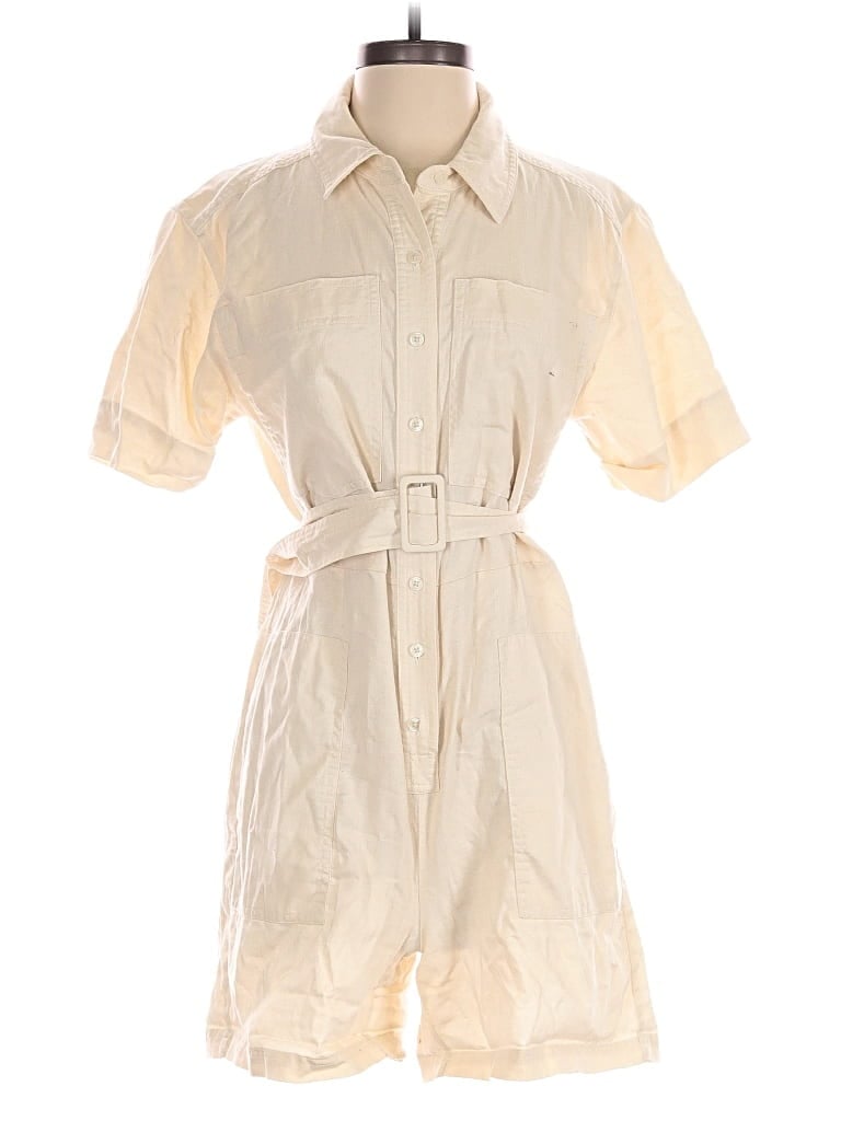 Pre-owned Banana Republic Factory Store Romper In White
