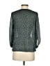 Ann Taylor LOFT 100% Polyester Teal 3/4 Sleeve Blouse Size S - photo 2