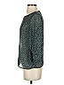 Ann Taylor LOFT 100% Polyester Teal 3/4 Sleeve Blouse Size S - photo 5