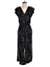 H&M 100% Polyester Polka Dots Black Jumpsuit Size 4 - photo 1