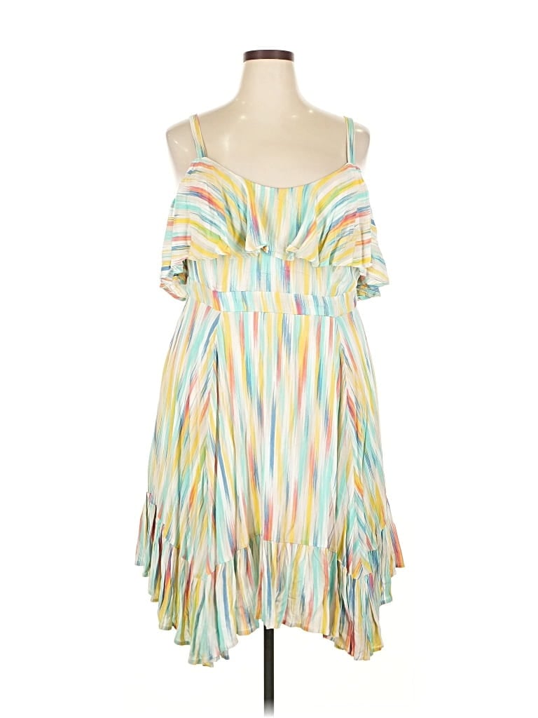 Pre-owned Torrid Cocktail Dress In Yellow