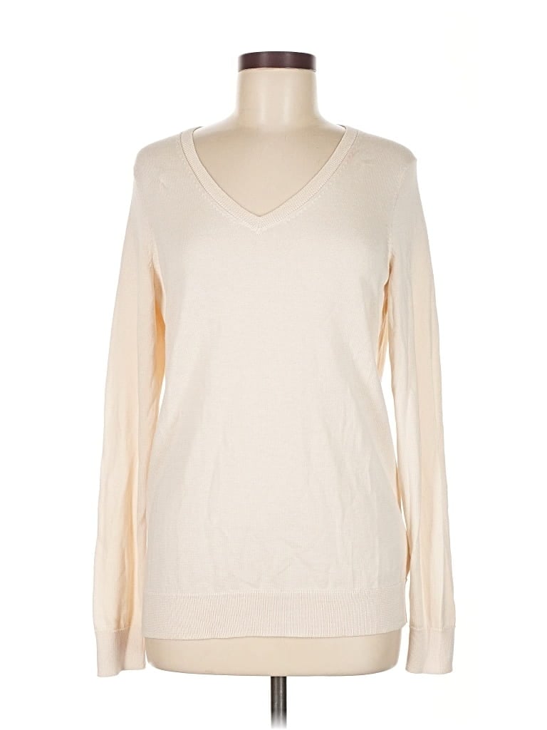 Pre-owned Amazon Essentials Pullover Sweater In White