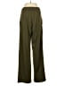Unbranded 100% Polyester Solid Green Casual Pants Size S - photo 2