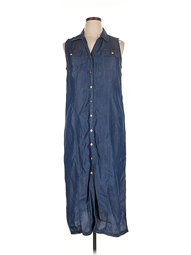 Pre-owned Chico's Casual Dress In Blue