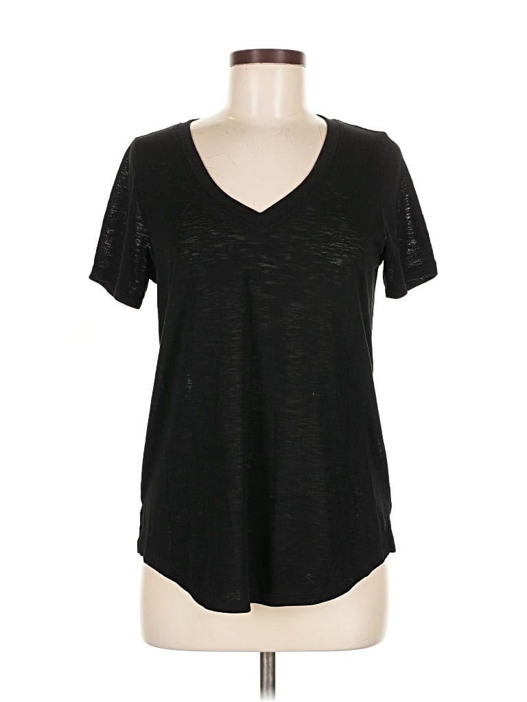 Pre-owned Athleta Short Sleeve T-shirt In Black