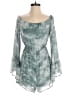 Fashion Nova 100% Polyester Teal Blue Romper Size S - photo 1